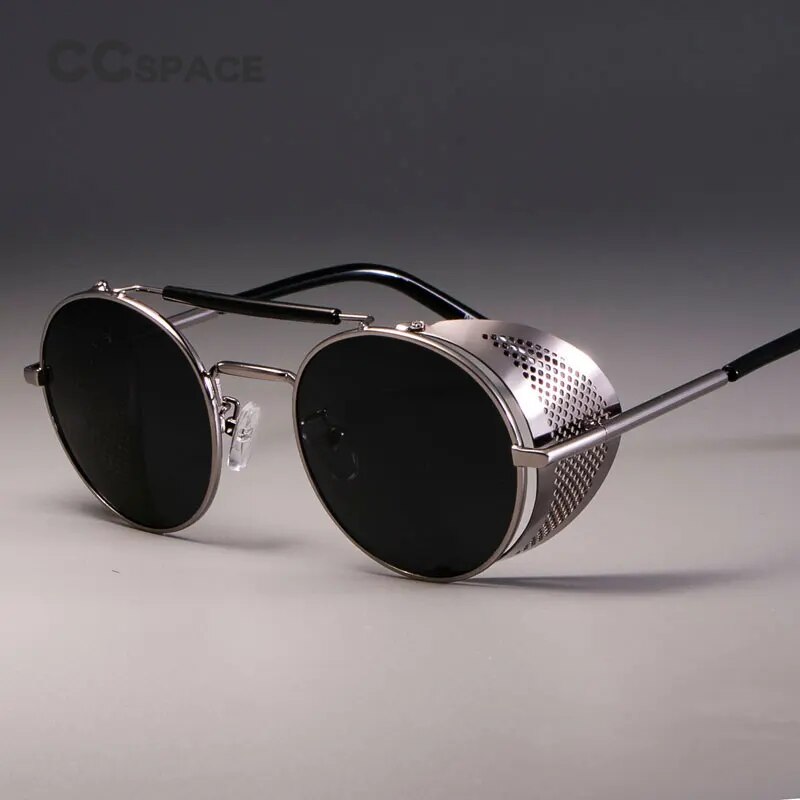 Zml14 Ʈ  Ż ۶ Steampunk   귣 ̳ Ȱ Oculos De Sol Shades UV Protection